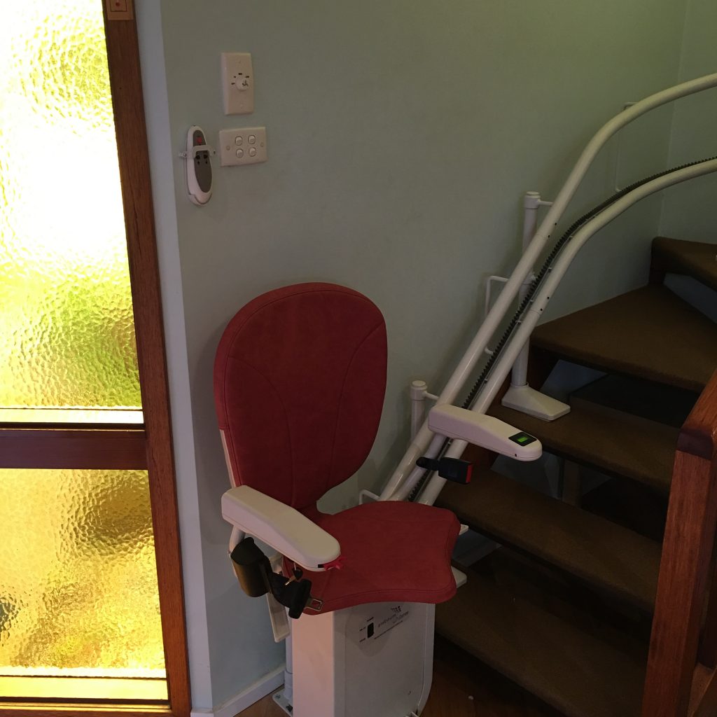 Platinum Curve stair lift with Ergo Plus seat