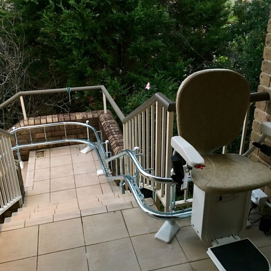 Outdoor Curved Stairlift Ideal Stairlifts Australia